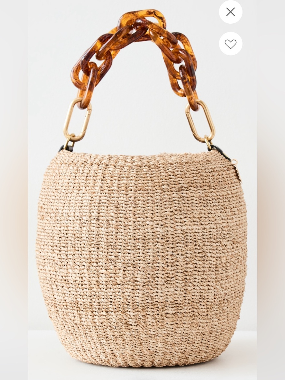 Clare V Pot de Miel Bag with Resin Top Handle